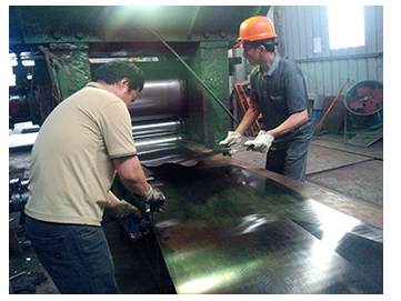 Cold rolled steel plate mill